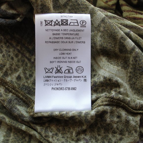 Givenchy I Feel Love Dollar Money Print Tshirt Green Camo Authentic Size 42 - Picture 8 of 8